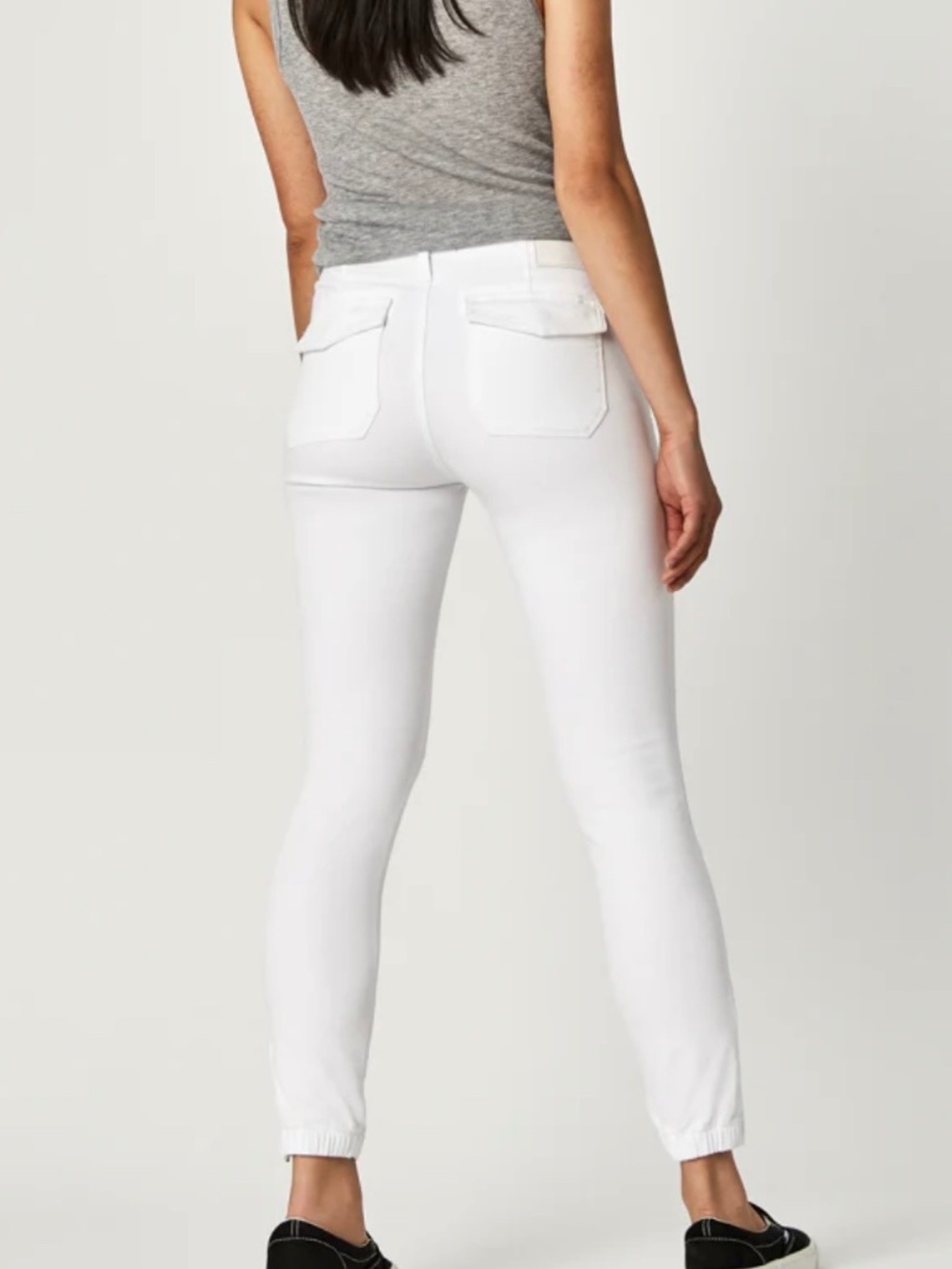MAVI Jeans Ivy Slim Cargo Pants Mid Rise | White  Size 27